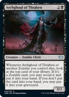 Ghoul Supremo di Thraben Card Front