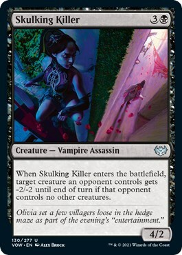 Skulking Killer Card Front