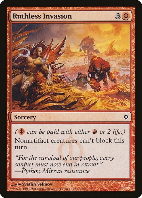 Ruthless Invasion Card Front