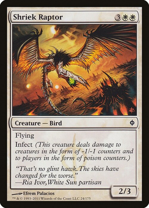 Shriek Raptor Card Front