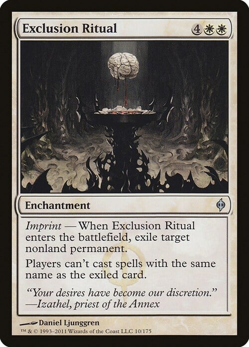 Exclusion Ritual Card Front