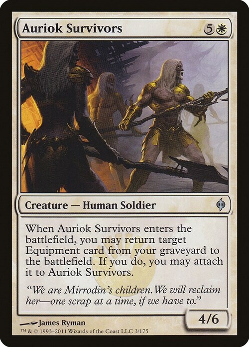 Auriok Survivors Card Front