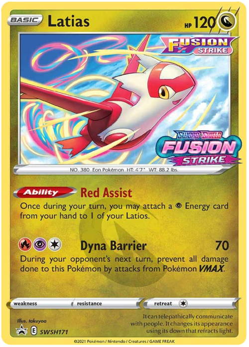 Latias Card Front