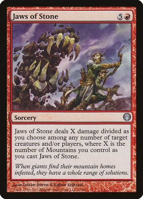 Jaws of Stone Card Front