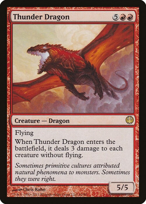Drago Tonante Card Front