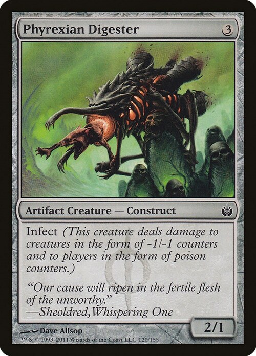 Phyrexian Digester Card Front