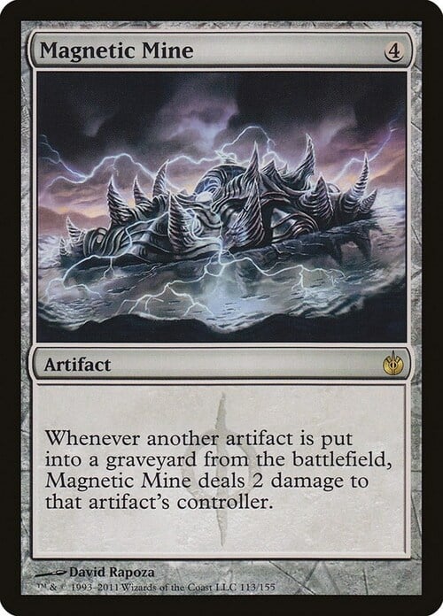 Magnetic Mine Card Front