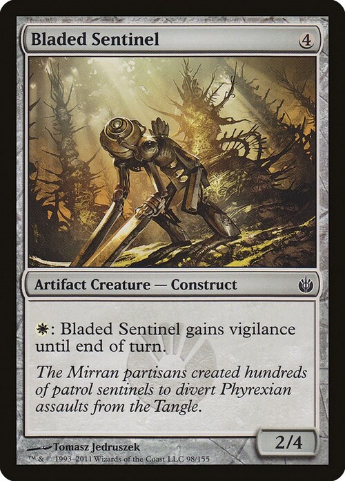 Bladed Sentinel Card Front