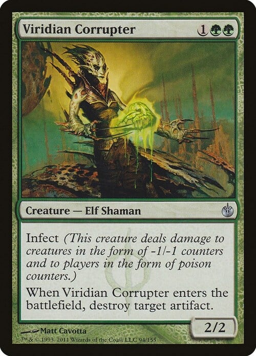 Viridian Corrupter Card Front