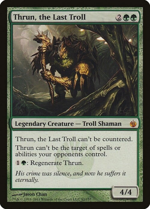 Thrun, l'Ultimo Troll Card Front