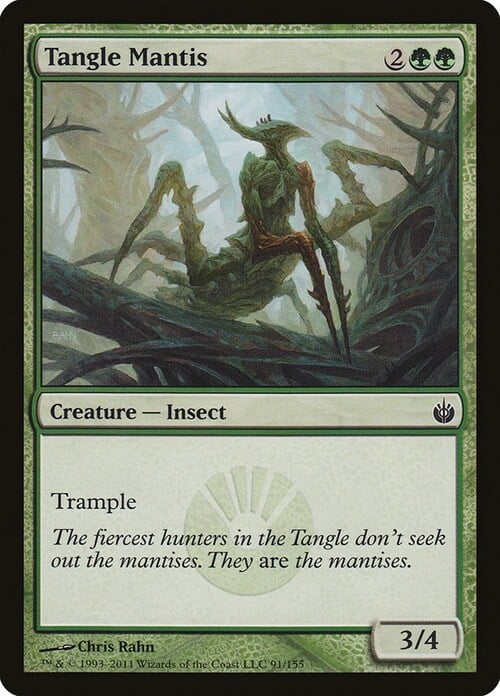 Tangle Mantis Card Front