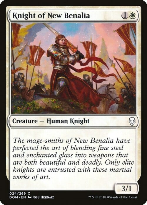 Cavaliera di Nuova Benalia Card Front