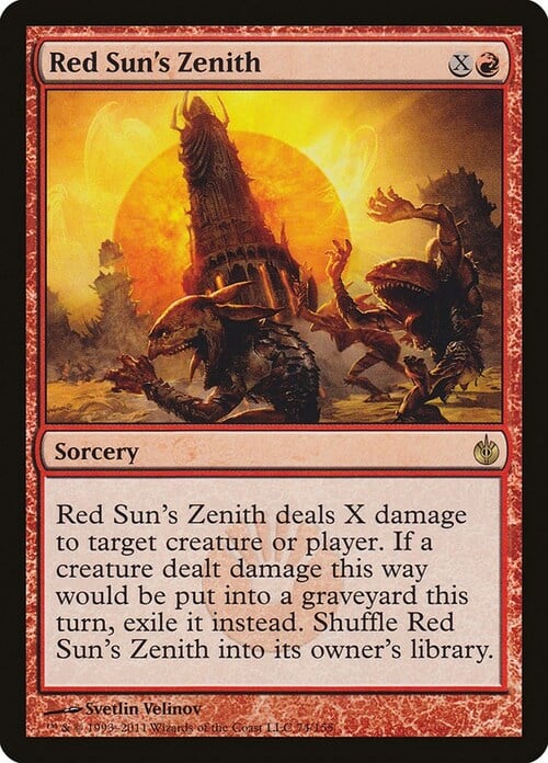 Zenit del Sole Rosso Card Front