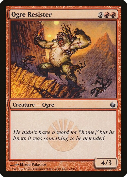 Ogre Resister Card Front