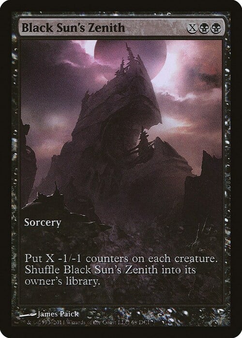 Black Sun's Zenith Card Front