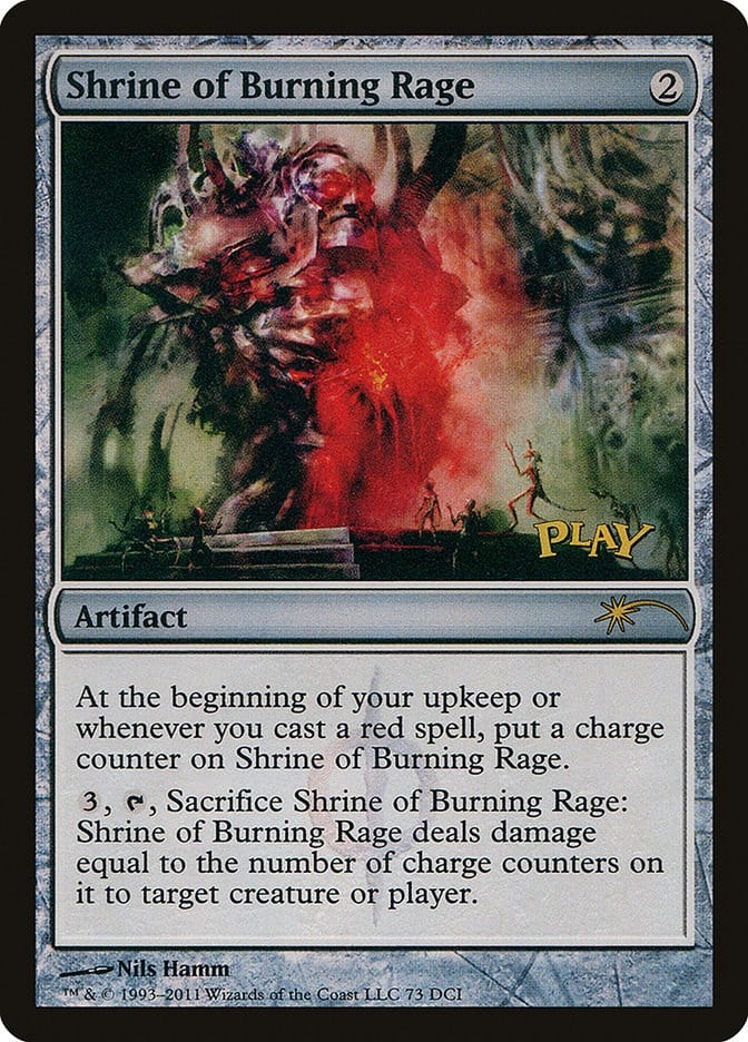 Shrine of Burning Rage Wizards Play Network | Magic | CardTrader