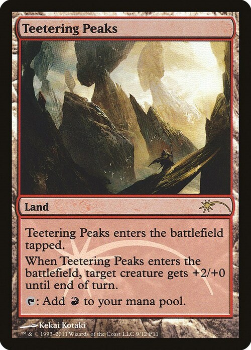 Teetering Peaks Card Front