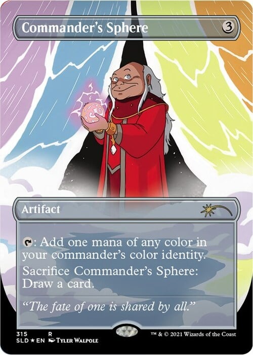 Commander's Sphere Card Front