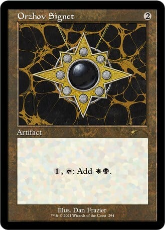 Orzhov Signet Card Front