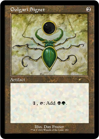 Golgari Signet Card Front