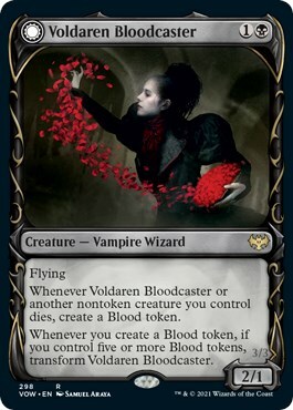 Voldaren Bloodcaster // Bloodbat Summoner Card Front