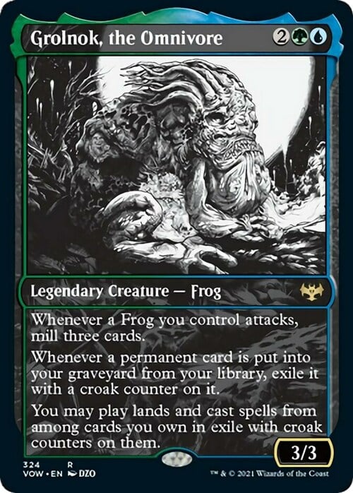 Grolnok, the Omnivore Card Front