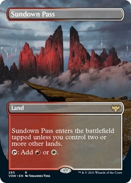 Sundown Pass Card Front