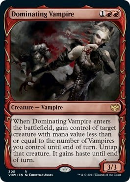 Vampira dominadora Frente
