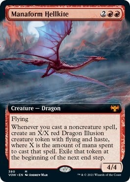 Manaform Hellkite Card Front