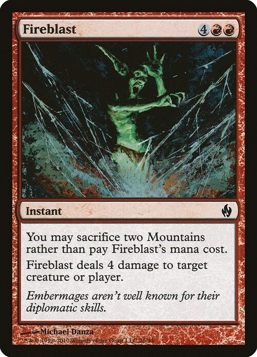 Fireblast Card Front