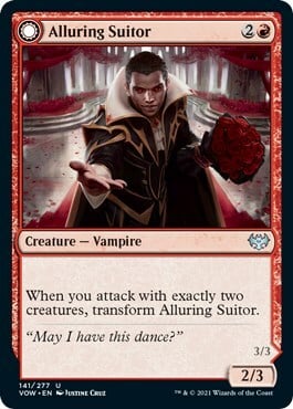 Alluring Suitor // Deadly Dancer Card Front