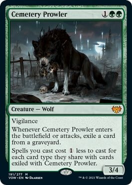 Predatore del Cimitero Card Front