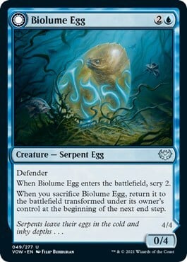 Biolume Egg // Biolume Serpent Card Front