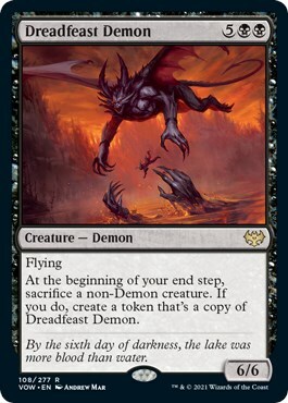 Demone del Banchetto di Terrore Card Front