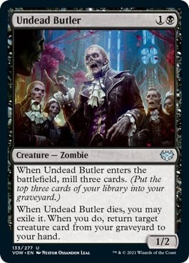 Undead Butler Card Front