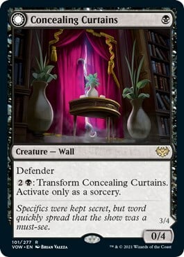 Concealing Curtains // Revealing Eye Card Front