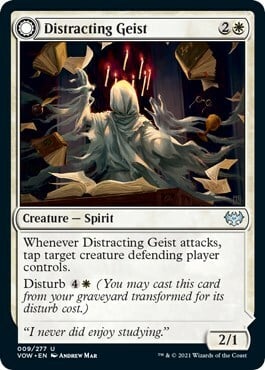 Distracting Geist // Clever Distraction Card Front