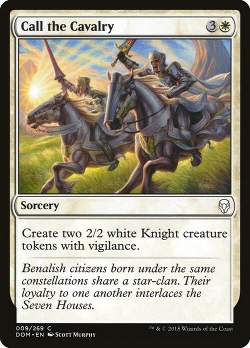 Convocare la Cavalleria Card Front