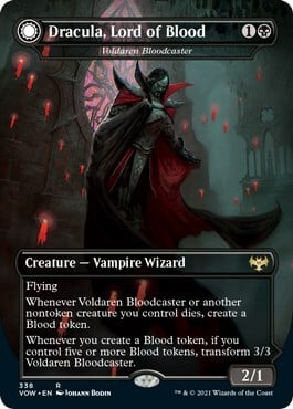Voldaren Bloodcaster // Bloodbat Summoner Card Front