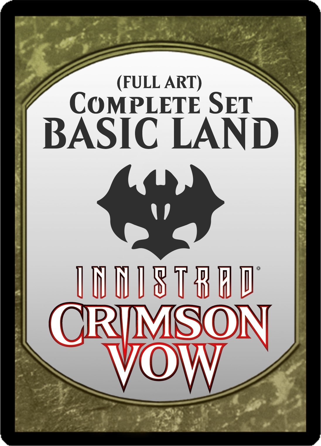 Innistrad: Crimson Vow | Full Art Basic Land Set