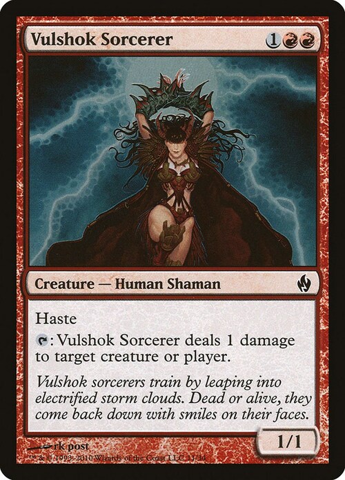 Vulshok Sorcerer Card Front