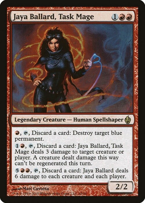 Jaya Ballard, Task Mage Card Front