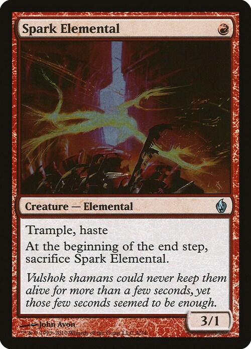 Spark Elemental Card Front