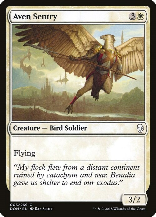 Aven Sentry Card Front