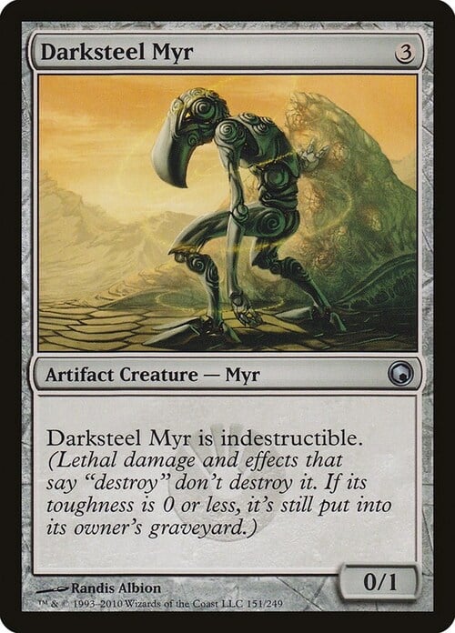Myr di Darksteel Card Front