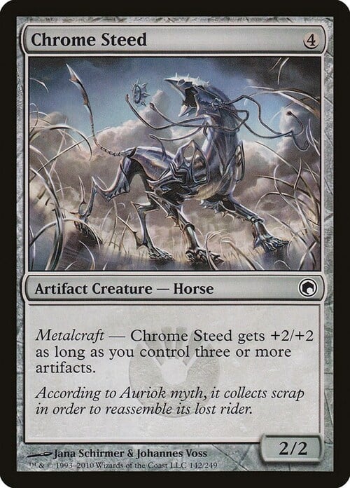 Chrome Steed Card Front