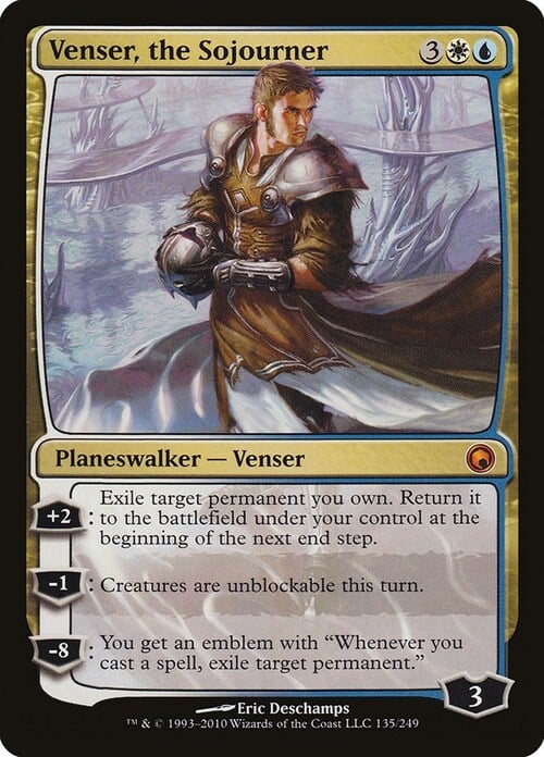 Venser, the Sojourner Card Front