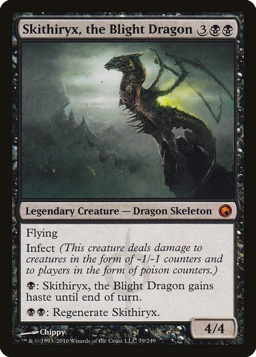 Skithiryx, el dragón de ruina Frente