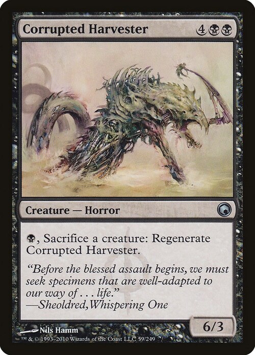 Corrupted Harvester Card Front