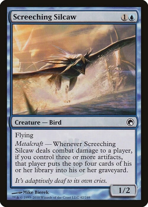 Screeching Silcaw Card Front